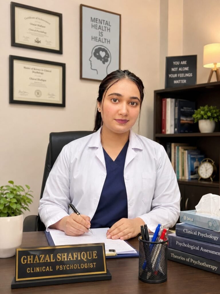 psychologist Dr. ghazal Shafique